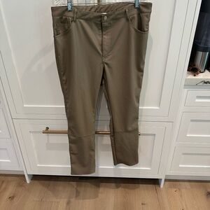 Vegan Leather Straight Leg Pants